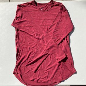 ESNTLS Long Sleeve Scoop in Burgundy